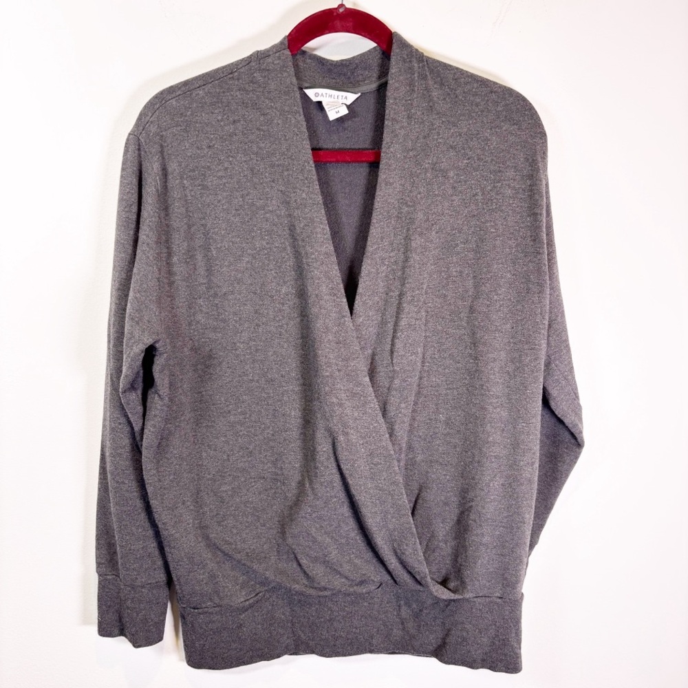 Athleta Cross Front Sweatshirt Top